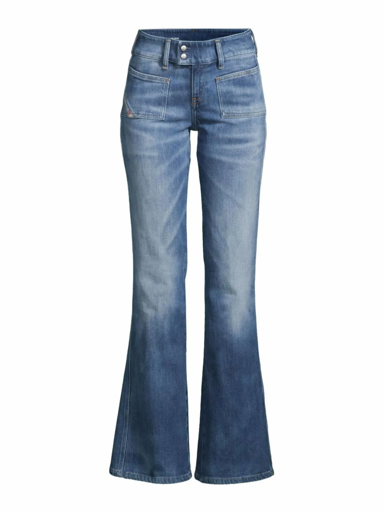 Farkut<Diesel D-Hush Bootcut -farkut 01 MEDIUM BLUE