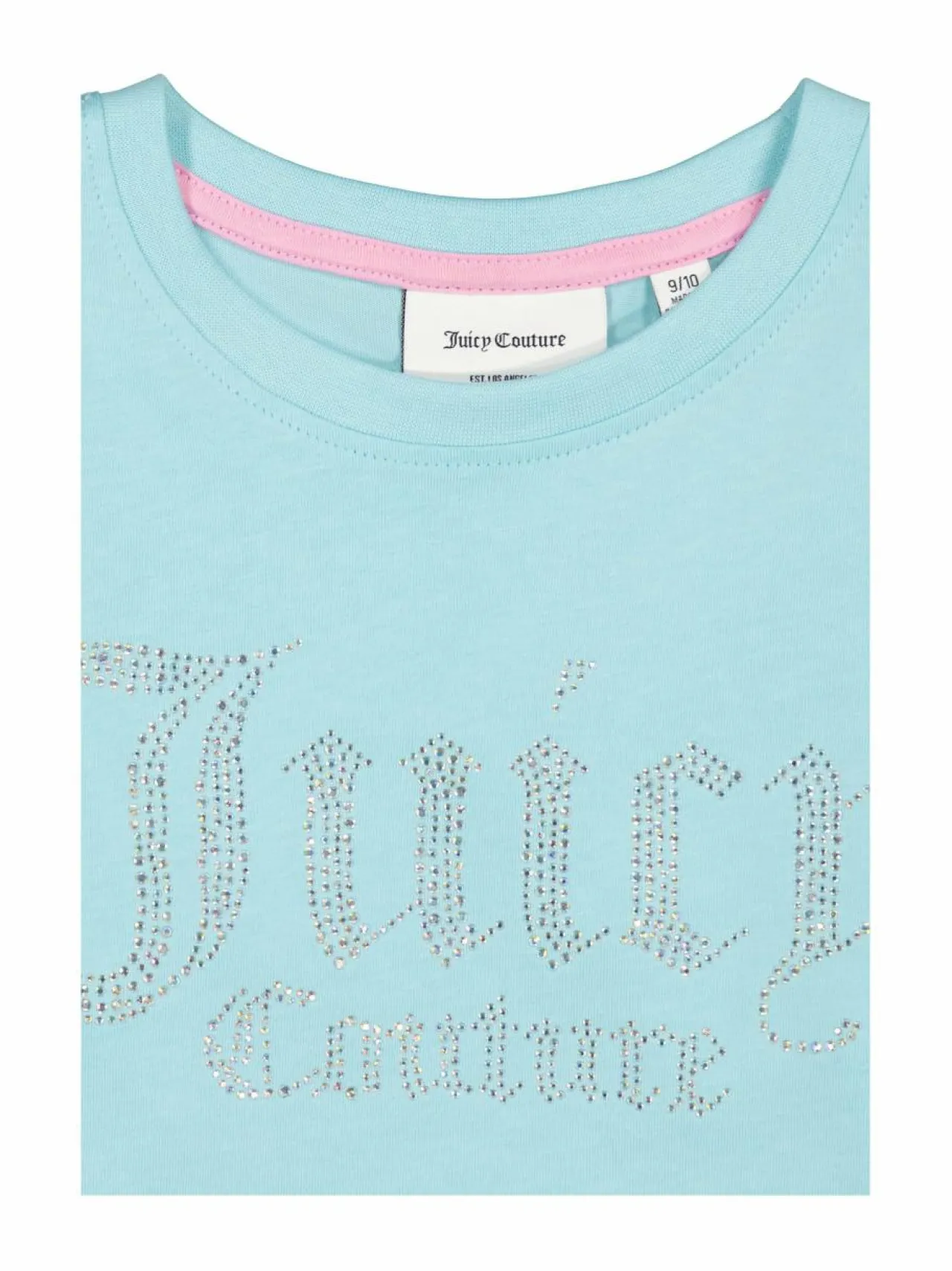 T-Paidat<JUICY COUTURE Diamante Fitted T-paita 395 ANGEL BLUE