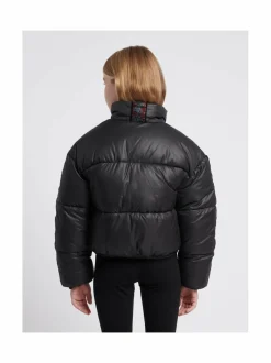 Ulkoiluvaatteet<JUICY COUTURE Diamante Stripe Short Puffa -takki BLACK
