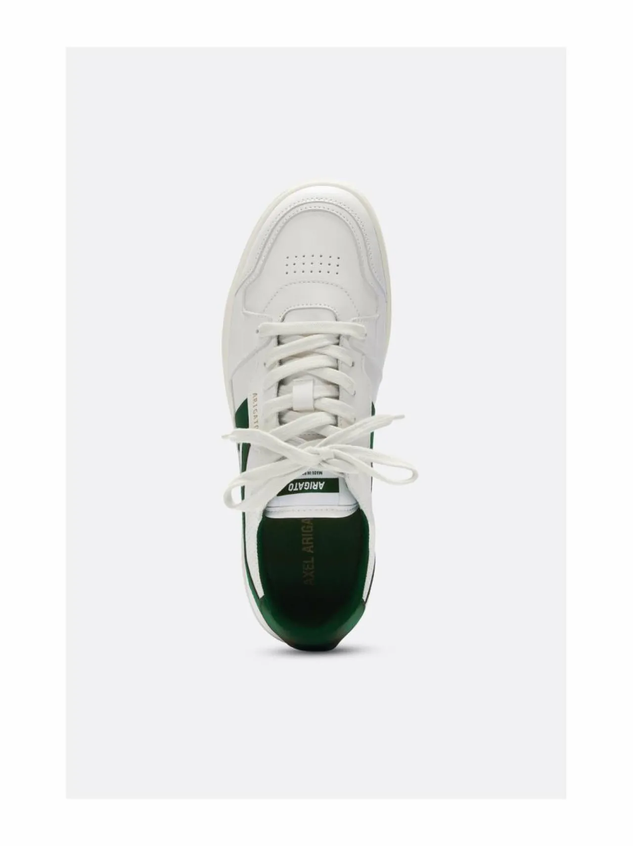 Urheilujalkineet|Tennarit & Sneakerit<AXEL ARIGATO Dice-A-nahkasneakerit WHITE /GREEN