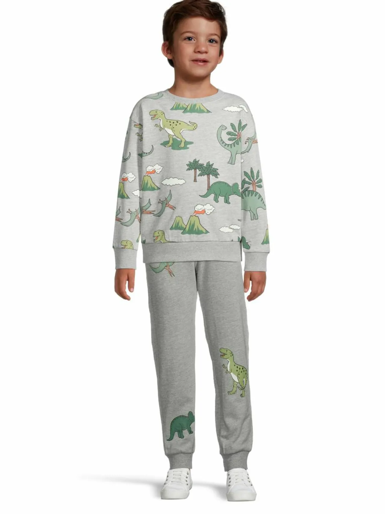Colleget & Hupparit<Lindex Dino-collegepaita 7692 GREY MELANGE