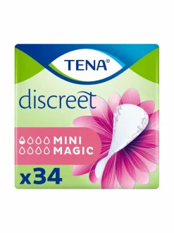 Intiimituotteet<TENA Discreet Mini Magic -pikkuhousunsuoja 34 kpl
