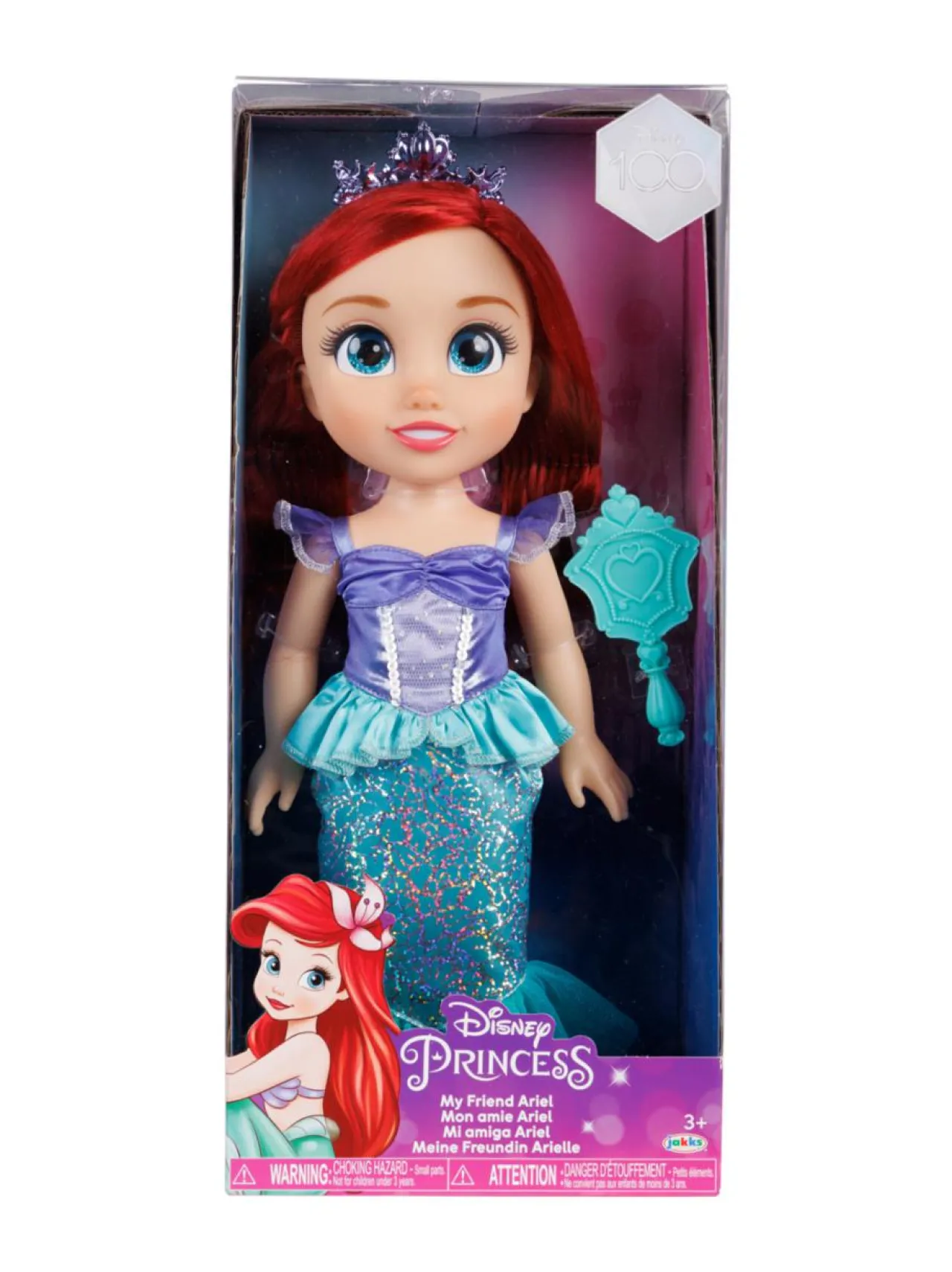 DISNEY PRINCESS doll Ariel, 35cm^ Nuket & Nuken Tarvikkeet
