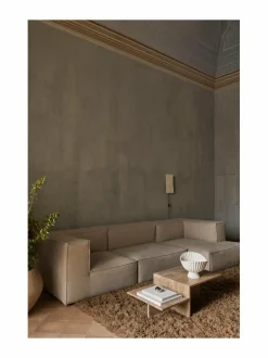 Pöydät<Ferm Living Distinct-kahvipöytä DARK BROWN TRAVERTINE