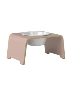 dogBar ® Single korotettu ruokakuppi - Vanha roosa^ Ruokakupit Ja -Tarvikkeet