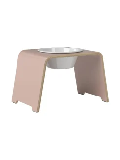 dogBar ® Single korotettu ruokakuppi - Vanha roosa^ Ruokakupit Ja -Tarvikkeet