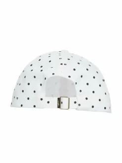 Hatut & Pipot<GANT Dot Print Cotton Twill -lippalakki 113 EGGSHELL
