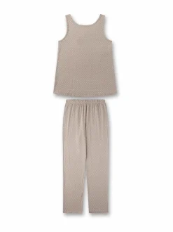 Yöasut & Kylpytakit<Sanetta Dot-pyjama 18113 STONE