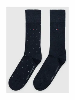Sukat<Tommy Hilfiger Dot-sukat 2-pack 003 JEANS
