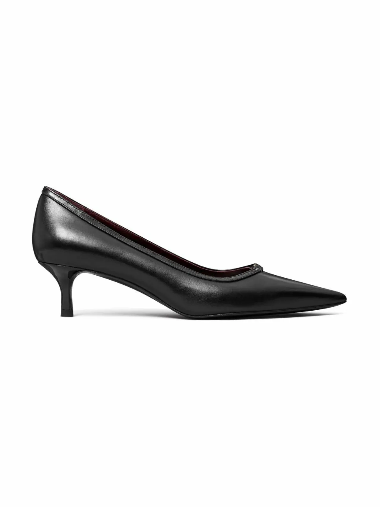 Avokkaat & Korkokengät<Tory Burch Double T Kitten Heel Pump -nahkakengät PERFECT BLACK / PERFECT BLACK