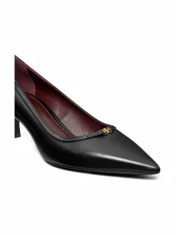 Avokkaat & Korkokengät<Tory Burch Double T Kitten Heel Pump -nahkakengät PERFECT BLACK / PERFECT BLACK