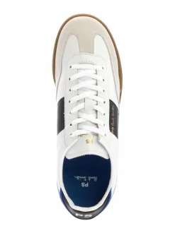 Urheilujalkineet<PS Paul Smith Dover-tennarit 01 WHITE BLACK SIDE PANEL