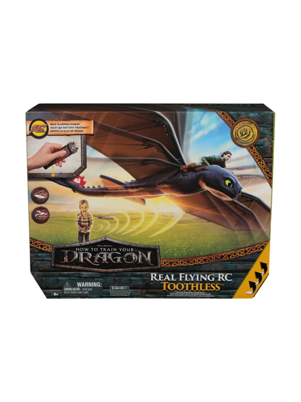 Figuurit & Interaktiiviset Lelut<DRAGONS kauko-ohjattava lentävä Hampaaton-lohikäärme