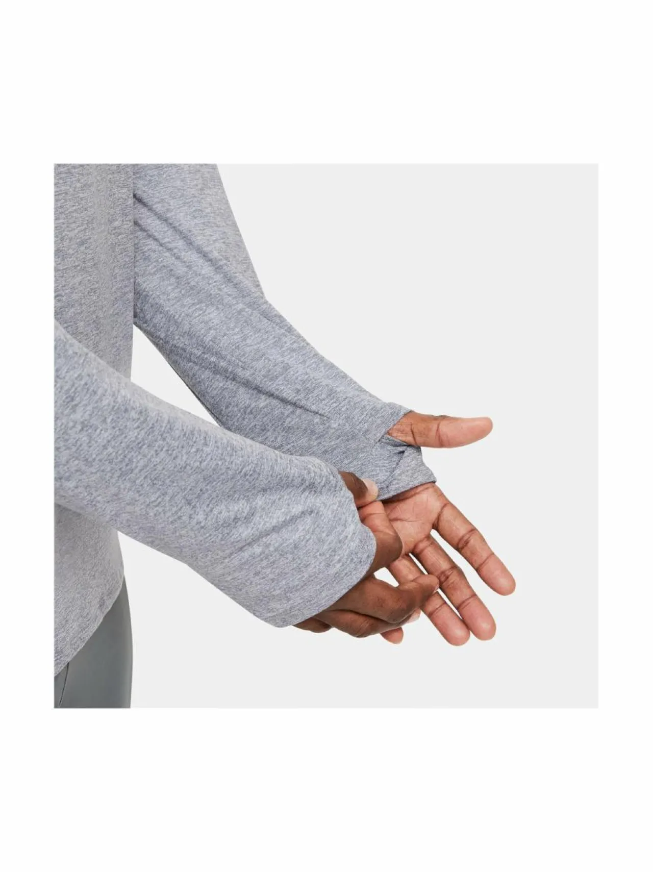 Paidat, Hupparit & Colleget<Nike Dri-FIT 1/2-zip -treenipaita 084 SMOKE GREY/GREY FOG/REFLECTIVE SILV