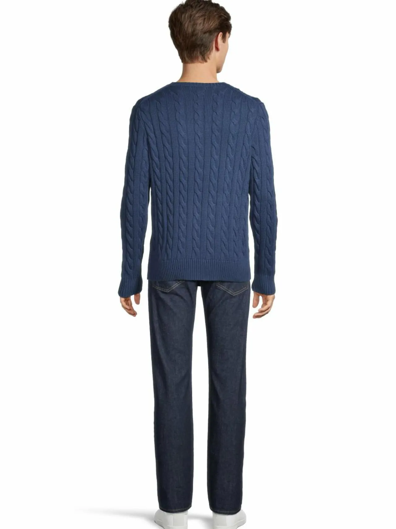 Neuleet<Polo Ralph Lauren Driver-palmikkoneule LIGHT NAVY
