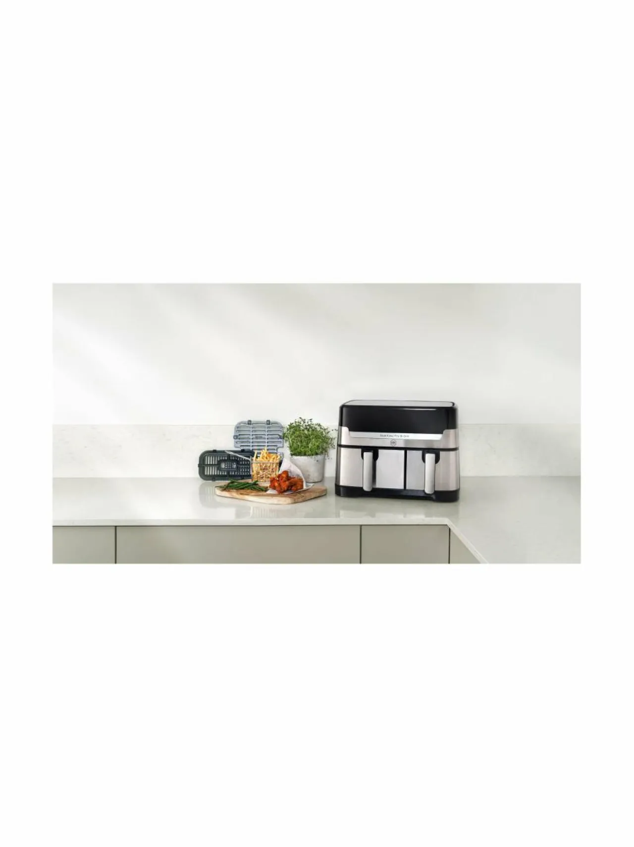 Obh Nordica Dual Easy Fry & Grill Air Fryer -kiertoilmakeitin, 8.3L^ Muut Keittiölaitteet