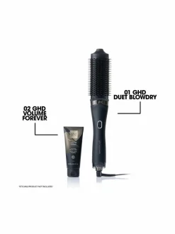 Hiustenhoitolaitteet|Hiustenhoito<GHD Duet Blowdry 2-in-1-hiustenkuivaajaharja BLACK