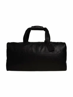 Laukut<CONSTRUE Dylan Weekender -nahkalaukku BLACK