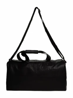 Laukut<CONSTRUE Dylan Weekender -nahkalaukku BLACK