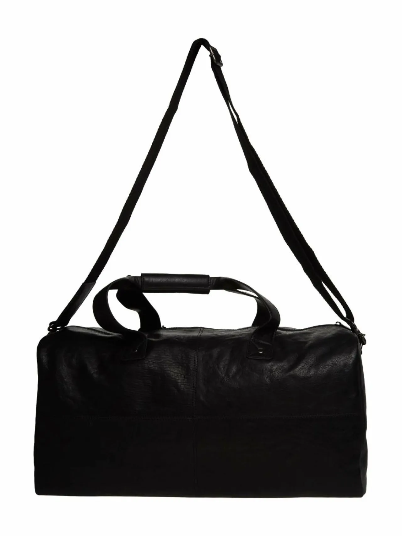 Laukut<CONSTRUE Dylan Weekender -nahkalaukku BLACK