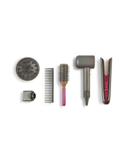 Roolileikit<Dyson Supersonic leikkihiustenkuivaaja & Corrale Deluxe leikkisuoristusrauta