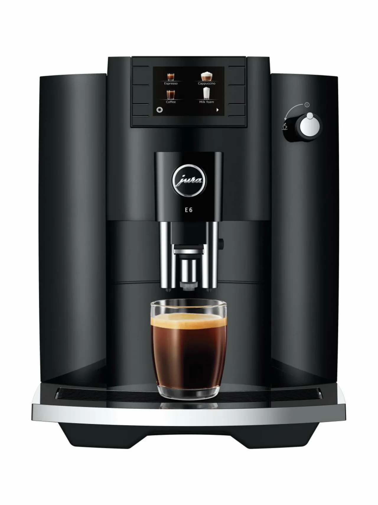 Kahvin- & Vedenkeittimet<Jura E6 Piano -kahviautomaatti BLACK