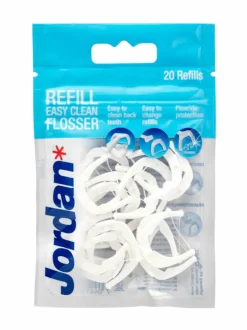 Erikoistuotteet<Jordan Easy Clean Flosser Refill Pack -hammaslanka 20 kpl