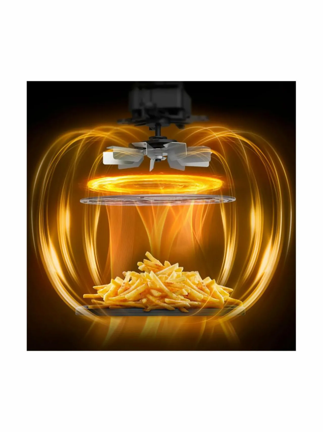 Muut Keittiölaitteet<Obh Nordica Easy Fry XL Surface Air Fryer -kiertoilmakypsennin, 1kg BLACK