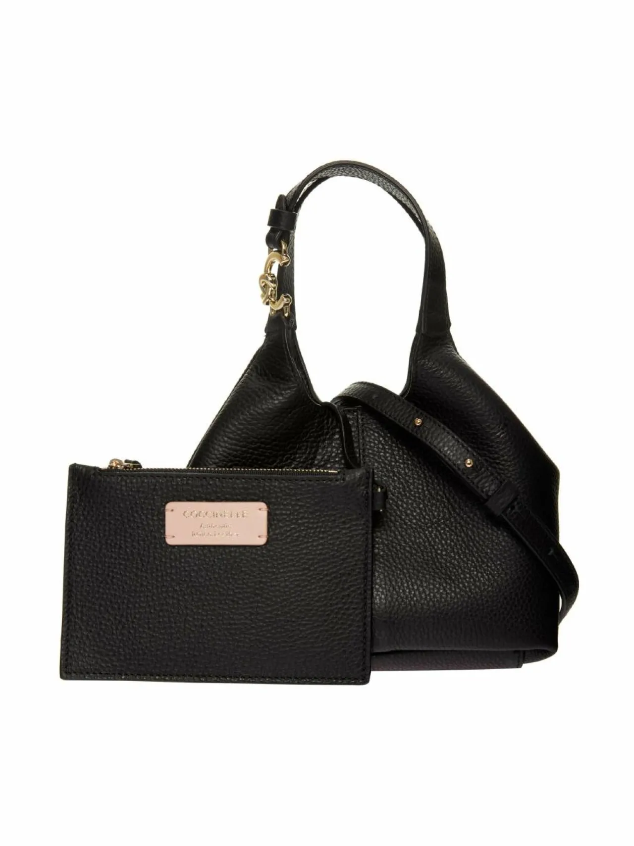 Shopperit<Coccinelle Easy Shopper S -nahkalaukku 001 NOIR