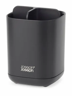 Kylpyhuonetarvikkeet<Joseph Joseph EasyStore Toothbrush Caddy -hammasharjateline 12,7 x 9 x 9 cm MATT BLACK
