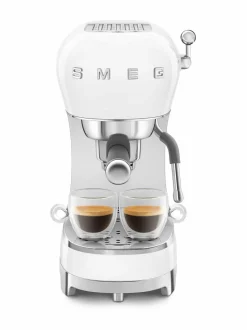 Kahvin- & Vedenkeittimet<Smeg ECF02-espressokone WHITE