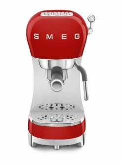 Kahvin- & Vedenkeittimet<Smeg ECF02-espressokone RED