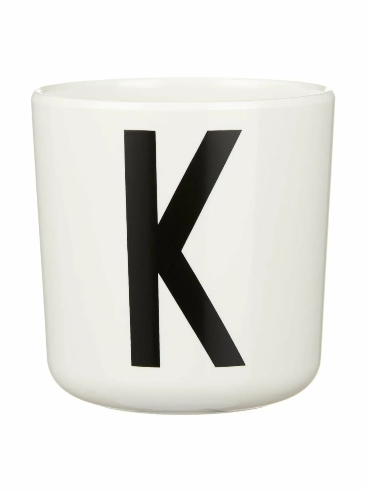 Mukit & Kupit & Asetit<Design Letters Ecozen-kirjainmuki, K VALKOINEN/MUSTA