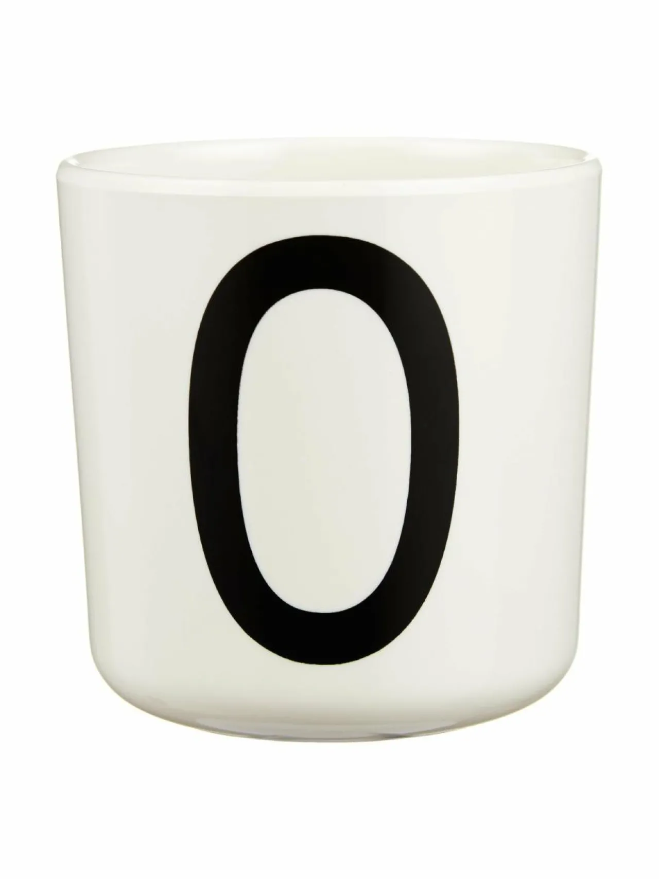 Mukit & Kupit & Asetit<Design Letters Ecozen-kirjainmuki, O VALKOINEN/MUSTA