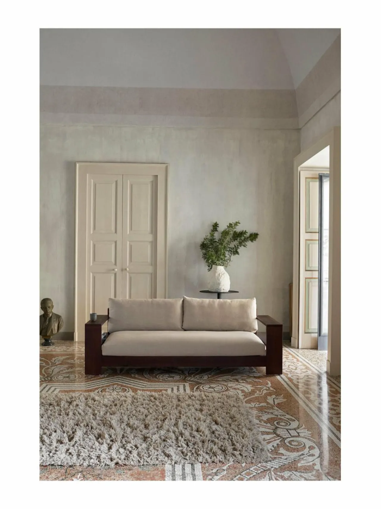 Sohvat & Nojatuolit<Ferm Living Edre Classic Linen -sohva DARK STAINED/NATURAL