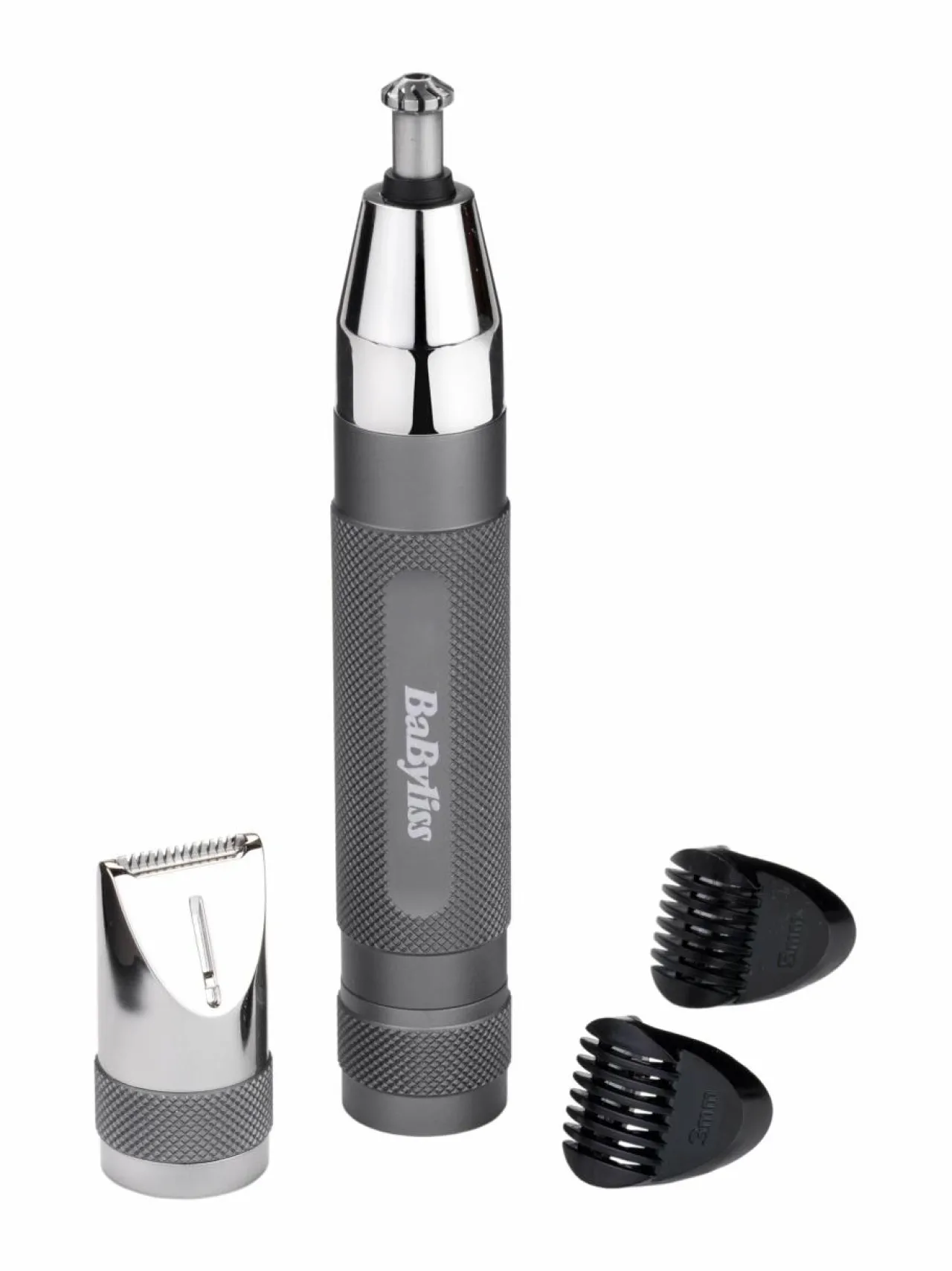 Ihokarvanpoisto<Babyliss E116E Super X-Metal Precision -trimmeri CHROME