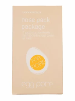 TONYMOLY Egg Pore Nose Pack Package -ihohuokosten puhdistuslaput 7 kpl^ Kasvojenhoito