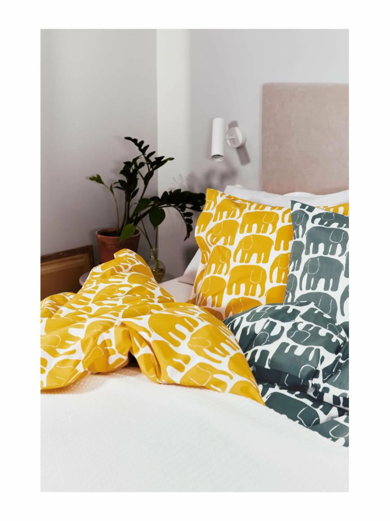 Liinavaatteet<Finlayson Elefantti-tyynyliina 50 x 60 cm DARK YELLOW