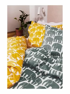 Liinavaatteet<Finlayson Elefantti-tyynyliina 50 x 60 cm DARK GREEN