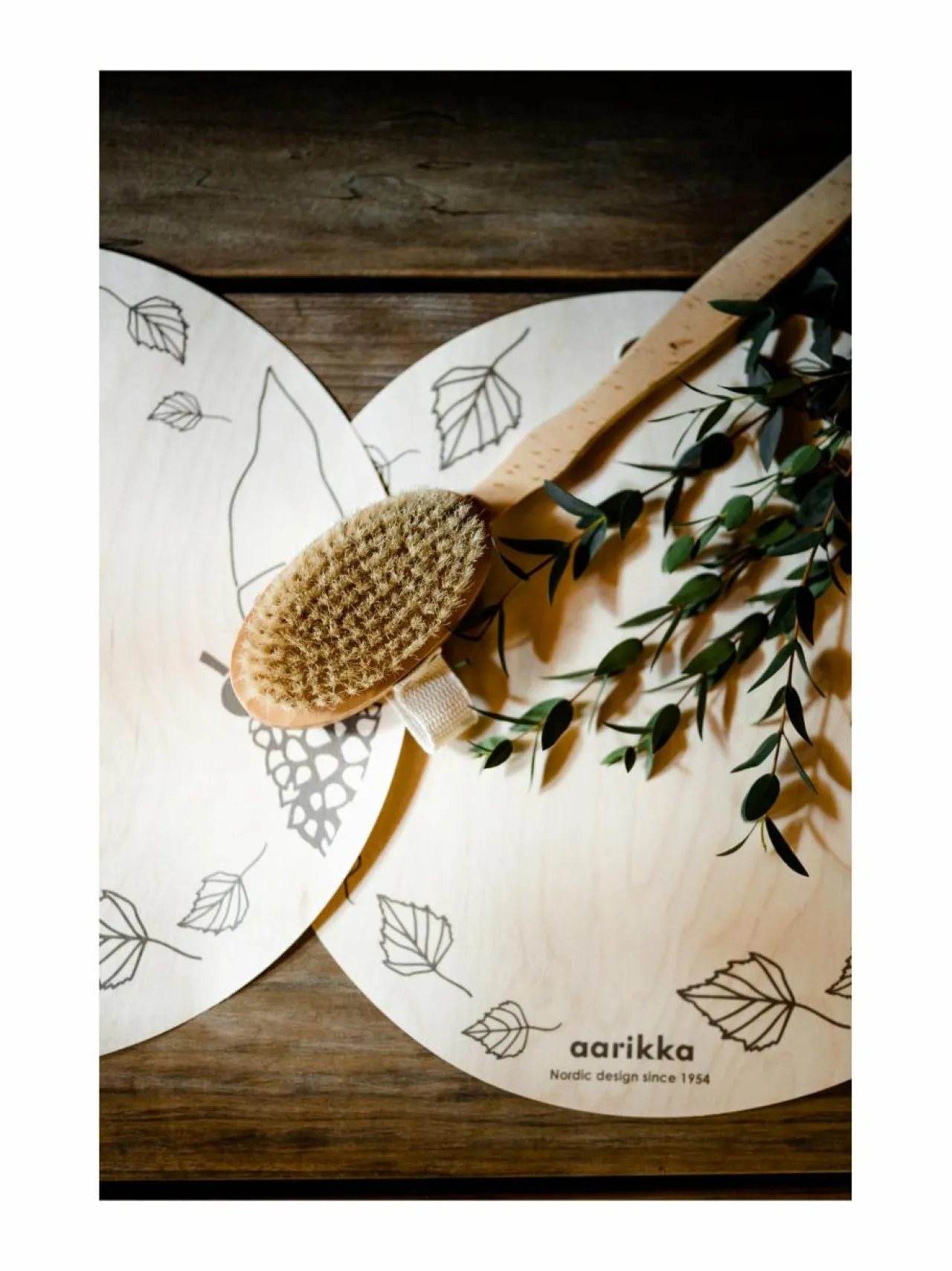 Koriste-Esineet<Aarikka Elf-koivupefletit 2-pack HEAT TREATED WOOD