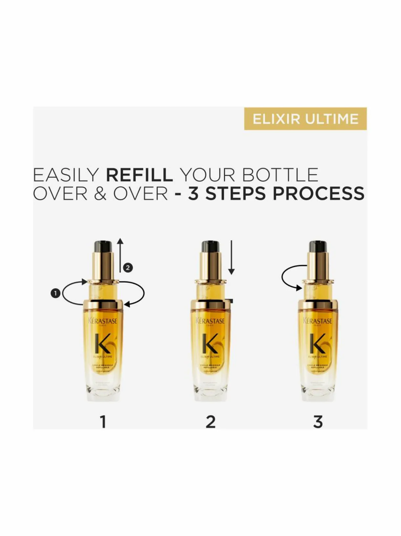 Kerastase Elixir Ultime L'huile Originale Refill -hiusöljy^ Hiustenhoitotuotteet