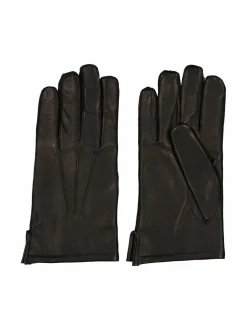 Käsineet<CONSTRUE Emanuel-nahkakäsineet BLACK
