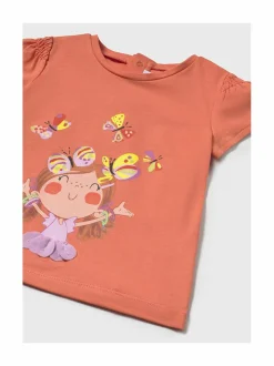 T-Paidat<Mayoral Embroidered t-paita CARROT 72