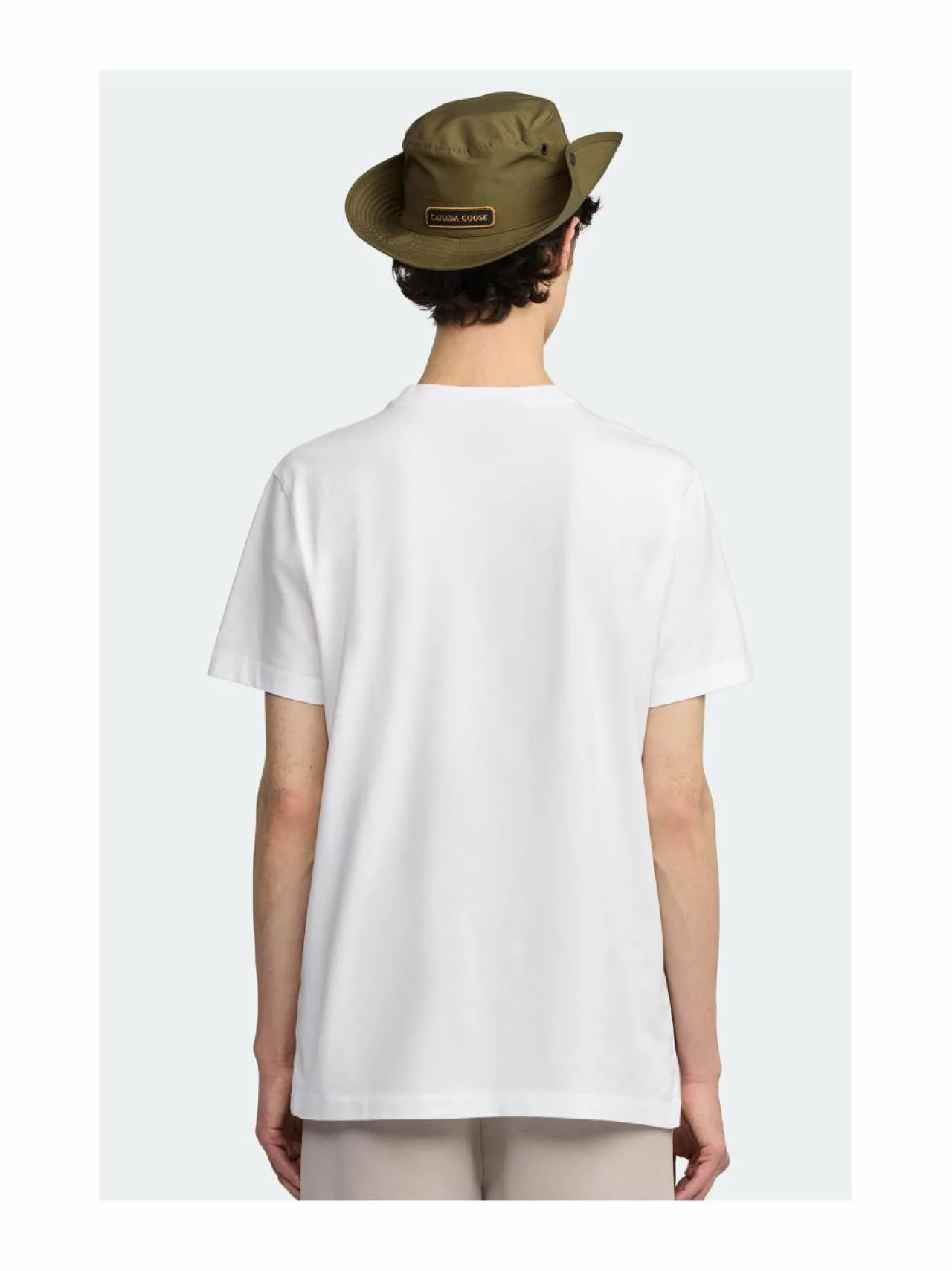Paidat, Hupparit & Colleget<Canada Goose Emersen Embroidered Wordmark t-paita 25 WHITE BLANC