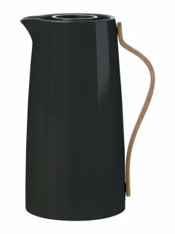 Tee, Kahvi & Vesi<Stelton Emma-termoskannu 1,2 l MUSTA
