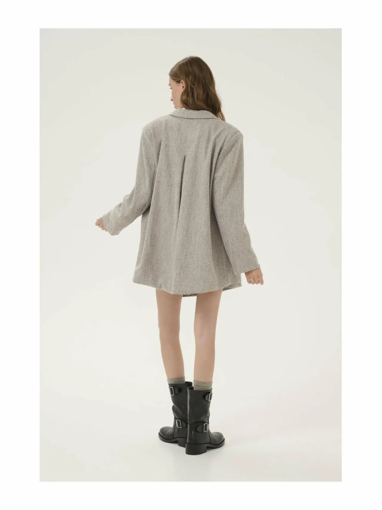 Bleiserit & Jakut<MY ESSENTIAL WARDROBE EmmyMW-bleiseri 1304011 OATMEAL MELANGE