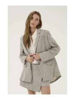Bleiserit & Jakut<MY ESSENTIAL WARDROBE EmmyMW-bleiseri 1304011 OATMEAL MELANGE