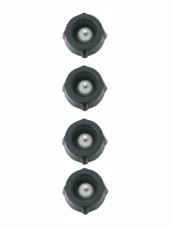 Baari- & Viinitarvikkeet<Peugeot Epivac Wine Stoppers for Vacuum Pump -korkki 4 kpl MUSTA