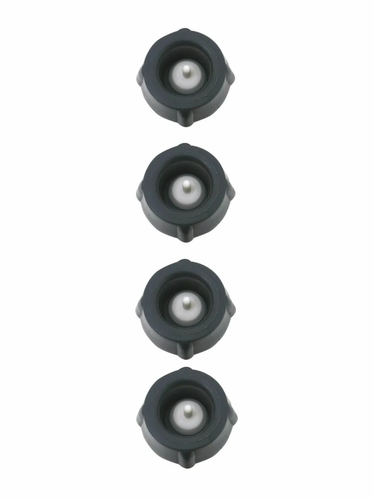 Baari- & Viinitarvikkeet<Peugeot Epivac Wine Stoppers for Vacuum Pump -korkki 4 kpl MUSTA