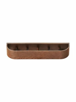 Hyllyt & Kaapit<Audo Copenhagen Epoch Rack -naulakko 50 cm DARK STAINED OAK